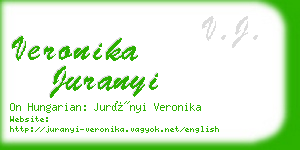 veronika juranyi business card